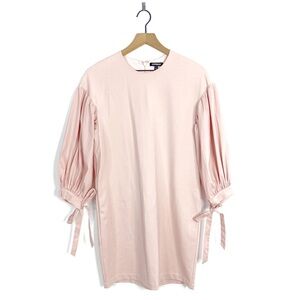 Express Tie Balloon Sleeve Ponte Shift Dress XS